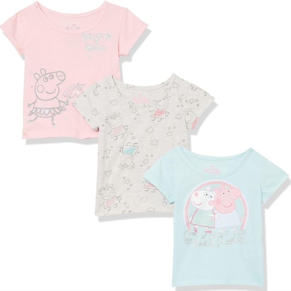 Pepper Pig 3 Pack of T-Shirts Size 18 Months